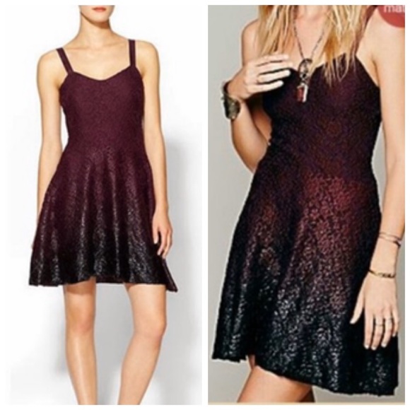 Purple Ombré Free People Dress - Picture 2 of 8